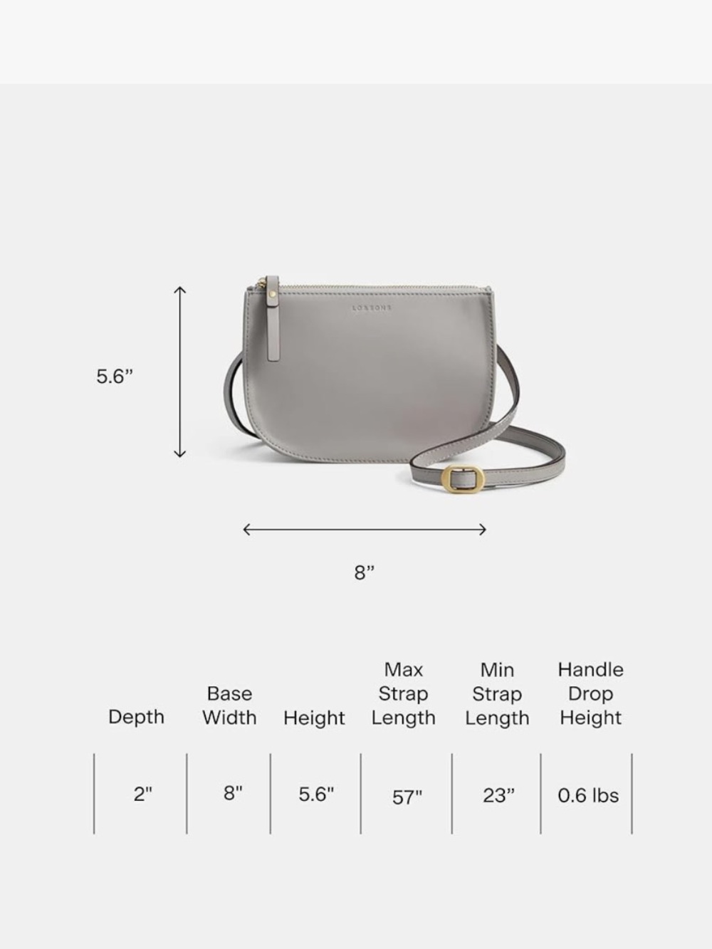 Lo & Sons Waverly Small Crossbody Bag in Sienna/Gold/Camel - Picture 10 of 10